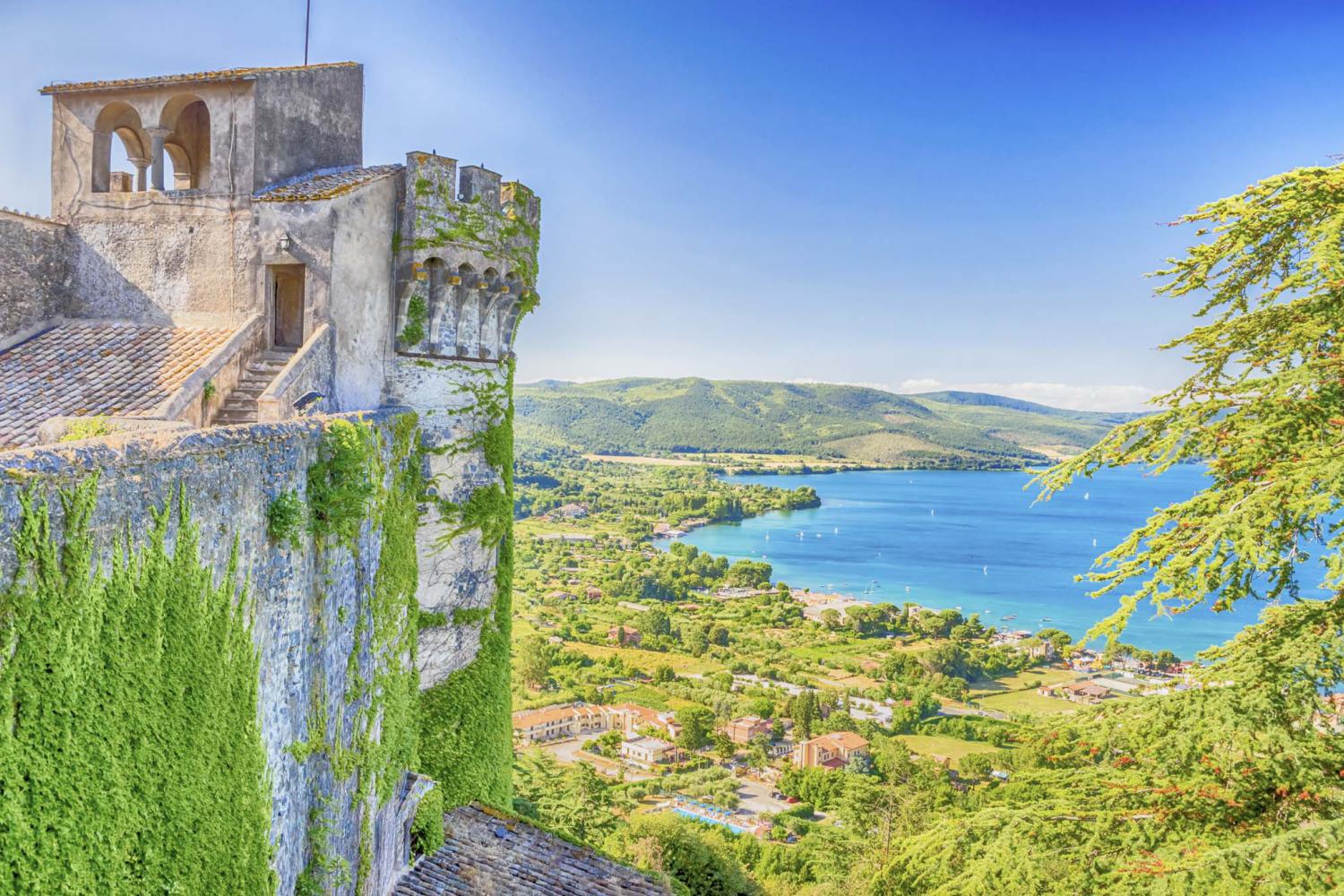 Bracciano Lake tour roman limo odescalchi castle calcata italy